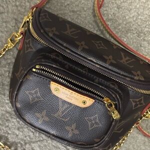 Louis Vuitton Dark Brown Monogram Crossbody Bag copy